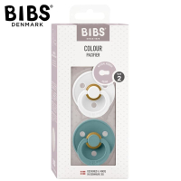 Биберони BIBS, 2бр. – White/Island Sea, BPA-Free 6-18